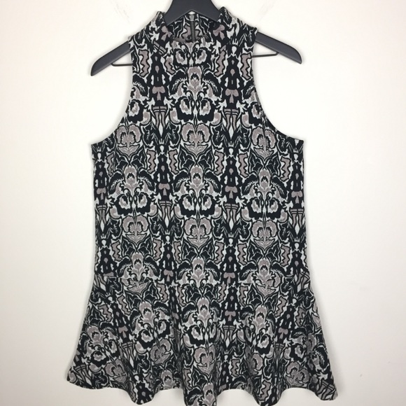 Free People Amelia Mini Dress Black Combo M - Picture 2 of 8